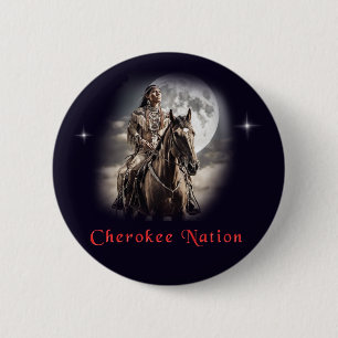 Badge Rond 5 Cm Nation de Cherokke
