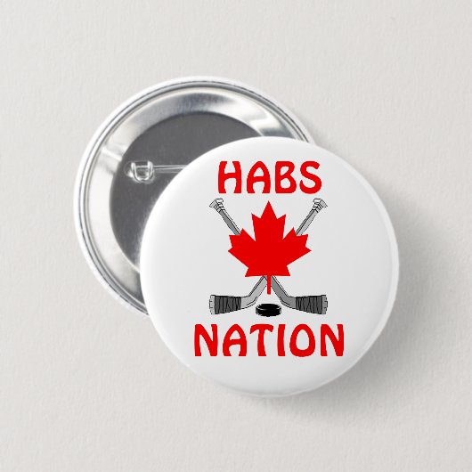 BADGE ROND 5 CM NATION DE HABS (Devant & derrière)