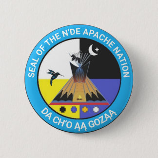 Badge Rond 5 Cm Nation N'de Apache