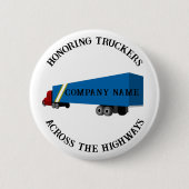 Badge Rond 5 Cm National Trucker's Day (Devant)