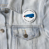 Badge Rond 5 Cm National Trucker's Day (En situation)