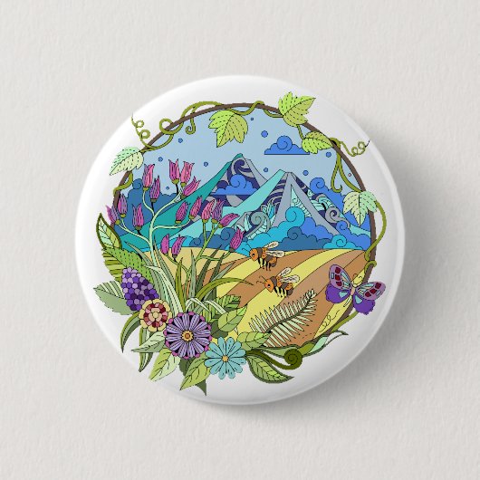 Badge Rond 5 Cm Nature (Devant)