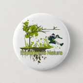 Badge Rond 5 Cm Nature d'expérience (Devant)