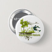 Badge Rond 5 Cm Nature d'expérience (Devant & derrière)