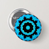 BADGE ROND 5 CM NATURE OCÉAN BLEU (Devant & derrière)