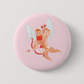 Badge Rond 5 Cm Naughty Cupid (Devant)