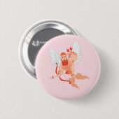 Badge Rond 5 Cm Naughty Cupid (Devant & derrière)