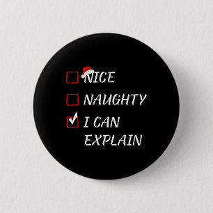 Badge Rond 5 Cm Naughty I