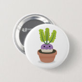 Badge Rond 5 Cm Navet pourpre de prince (Devant & derrière)