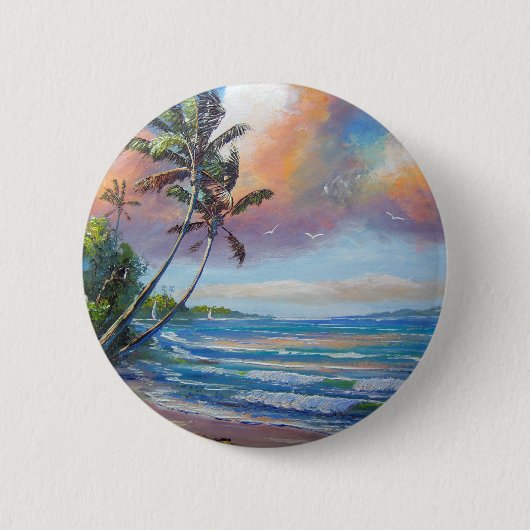 Badge Rond 5 Cm Navigation des tropiques (Devant)