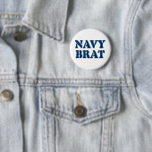 BADGE ROND 5 CM NAVY BRAT (En situation)