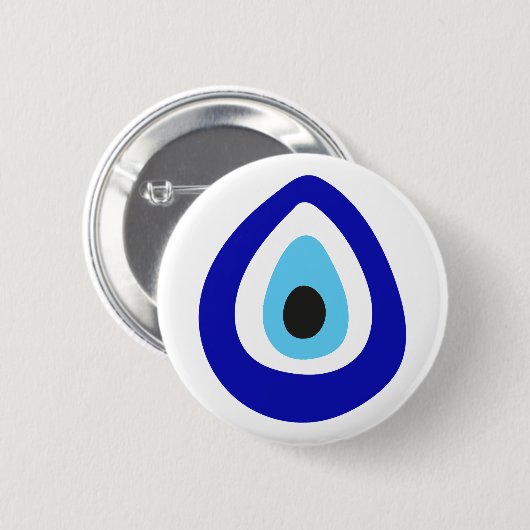 Badge Rond 5 Cm Nazar Amulet (Devant & derrière)