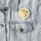 Badge Rond 5 Cm Né à Fish (En situation)