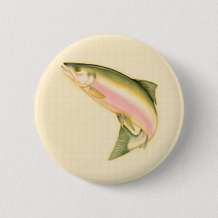 Badge Rond 5 Cm Né à Fish