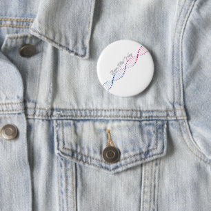 Badge Rond 5 Cm Né Bisexuel De Cette Façon - ADN Fierté Bisexuelle