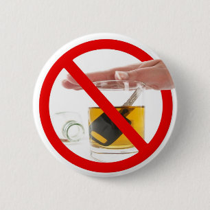 Badge Rond 5 Cm Ne buvez pas et ne conduisez pas