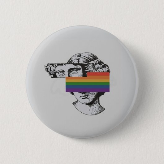 Badge Rond 5 Cm "NE CACHEZ PAS QUI VOUS ÊTES" Insigne 🌈 Fierté ✨ (Devant)