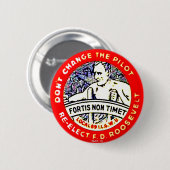 Badge Rond 5 Cm Ne changez pas le pilote - bouton (Devant & derrière)