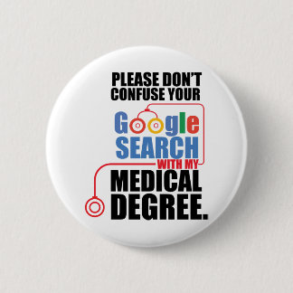 Badge Rond 5 Cm Ne confondez pas votre recherche Google