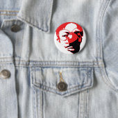 Badge Rond 5 Cm Ne croisez pas le clown. Bouton (En situation)