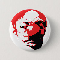 Ne croisez pas le clown. Bouton