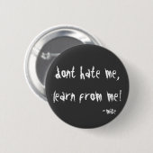 Badge Rond 5 Cm Ne détestez pas (Devant & derrière)
