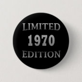 Badge Rond 5 Cm Né en 1970 fête d'anniversaire (Devant)
