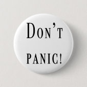 Badge Rond 5 Cm Ne font pas le signal d'alarme (Devant)