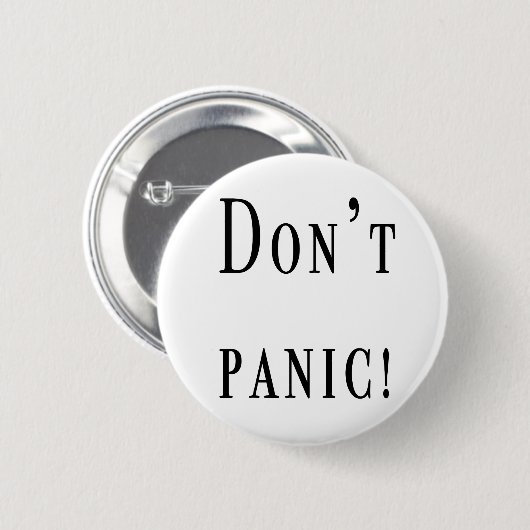 Badge Rond 5 Cm Ne font pas le signal d'alarme (Devant & derrière)