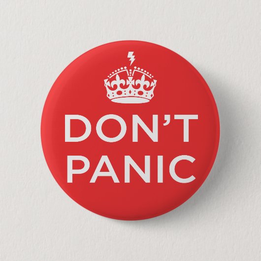 Badge Rond 5 Cm Ne font pas le signal d'alarme (Devant)