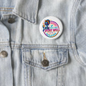 Badge Rond 5 Cm Ne Joue Pas Bien... (En situation)