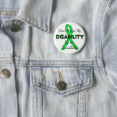 Badge Rond 5 Cm Ne jugez pas mon handicap par sa broche invisibili (En situation)