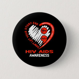 Badge Rond 5 Cm Ne laissez pas votre histoire mettre fin à la sens