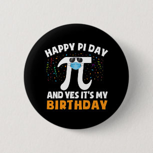 Badge Rond 5 Cm Né Le Jour Du Pi Anniversaire Les Chemises Garçons
