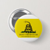 Badge Rond 5 Cm Ne marchez pas sur moi (Devant & derrière)