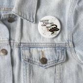 Badge Rond 5 Cm Ne marchez pas sur moi (En situation)
