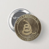 Badge Rond 5 Cm Ne marchez pas sur moi (Devant & derrière)