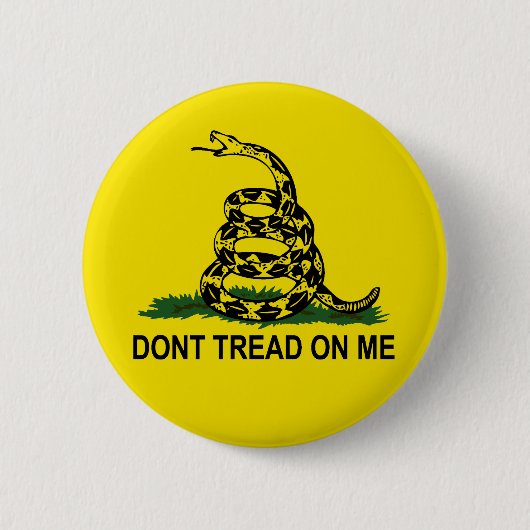 Badge Rond 5 Cm Ne marchez pas sur moi (Devant)