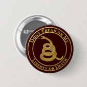 Badge Rond 5 Cm Ne marchez pas sur moi (Devant & derrière)