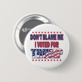 Badge Rond 5 Cm Ne me blâmez pas (Devant & derrière)