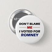 Badge Rond 5 Cm Ne me blâmez pas (Devant & derrière)