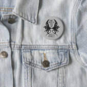 Badge Rond 5 Cm Ne me forcez pas à appeler mes singes ailés™ (En situation)