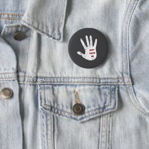 Badge Rond 5 Cm Ne me touchez pas
