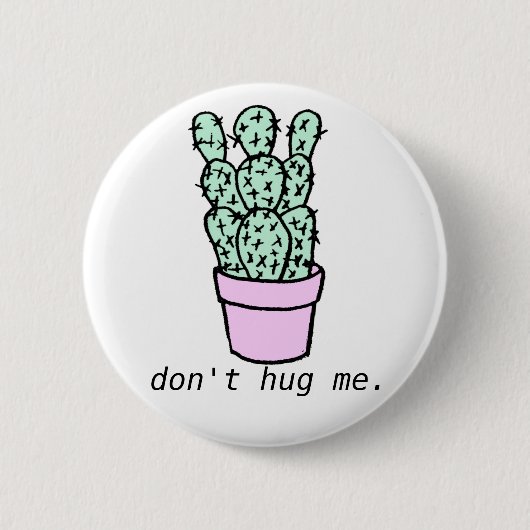 Badge Rond 5 Cm Ne m'étreignez pas bouton (Devant)