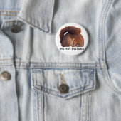 Badge Rond 5 Cm Ne pas déranger l'insigne (En situation)