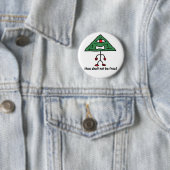 Badge Rond 5 Cm Ne pas être Pin libre (En situation)