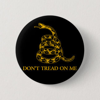 Badge Rond 5 Cm Ne pas filtrer sur le bouton Serpent de moi
