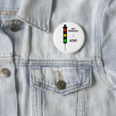 Badge Rond 5 Cm Ne pas procrastiner ... Vacciner! (En situation)