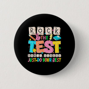 Badge Rond 5 Cm Ne pas stress Faites simplement vos meilleurs ense