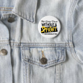 Badge Rond 5 Cm Ne pas tomber sans combattre - Neuroblastoma (En situation)